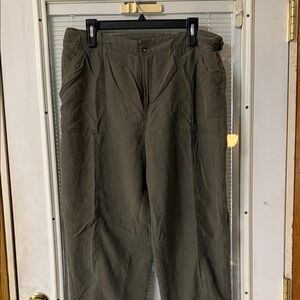 Christopher & Banks Olive Green Cargo Pants